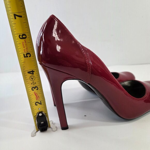 Guess by Marciano Kasenna Ruby Red Patent Leather Heels Size 10 - Picture 11 of 11